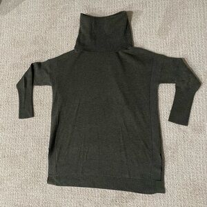 French Connection Green Cowl Neck Tunic Sweater Small